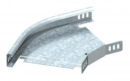 Curva horizontal conexión por tornillo