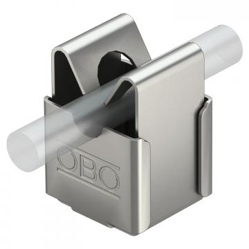Soporte para conductor para Rd 8 mm, paso de Ø 5 mm