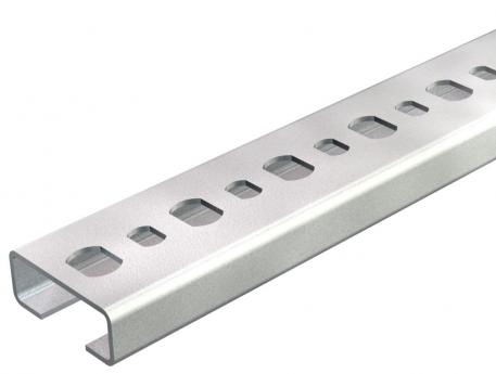 Perfil CL2510, ranura de 11 mm, FS, perforado