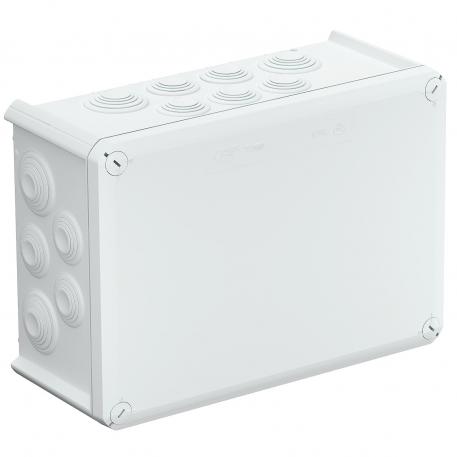 Caja de derivación T 350, junta insertable 267x182x110 | 24 | IP66 | blanco puro; RAL 9010