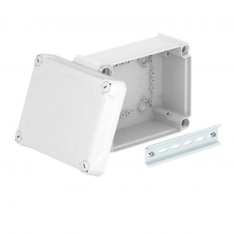 Caja de derivación T 160, con tapa alta, cerrada 176x135x84 |  | IP66 | Gris claro, RAL 7035