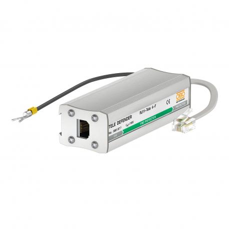 Dispositivo de protección fina TELE 4-F para ISDN RJ11  4 | Protección fina, 4 hilos | 120 | 170 | RJ11