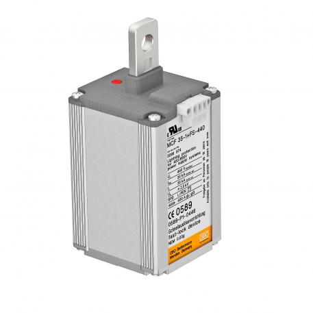 Descargador de corriente de rayos MCF 35, 400/690 V, de 1 polo con señalización remota 1 | 35 | sí | 440 | IP20