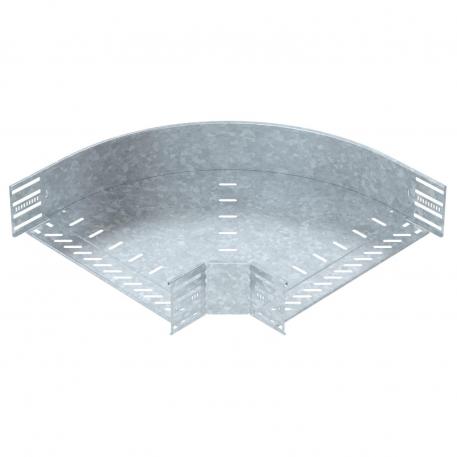 Curva de 90° 110 FT 400 | Acero | Galvanizado por inmersión en caliente | zinc