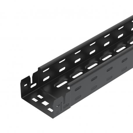 Cable tray RKS-Magic® 60 FS black 3050 | 100 | 60 | 0,75 | no | negro intenso; RAL 9005 | Acero | PES135 - poliéster