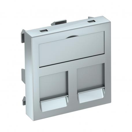 Soporte de datos, módulo 1, salida recta, tipo RM sí | Aluminio lacado