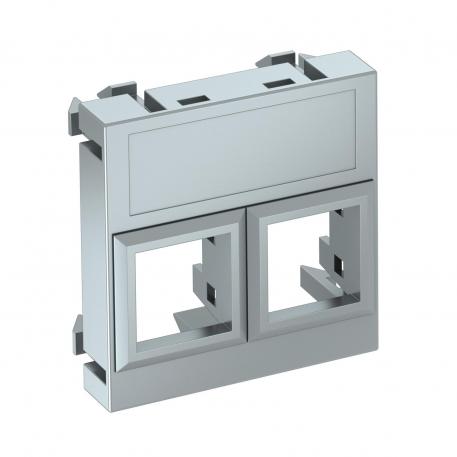 Soporte de datos, módulo 1, salida recta, tipo LE no | Aluminio lacado