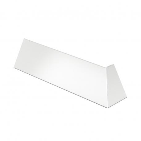Tapa para ángulo exterior de acero 76,5 | blanco puro; RAL 9010