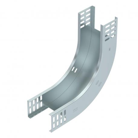 Curva vertical de 90°, ascendente 60 FS 100 | Acero | Galvanizado en banda | zinc