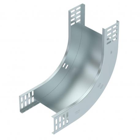 Curva vertical de 90°, ascendente 60 FS 150 | Acero | Galvanizado en banda | zinc
