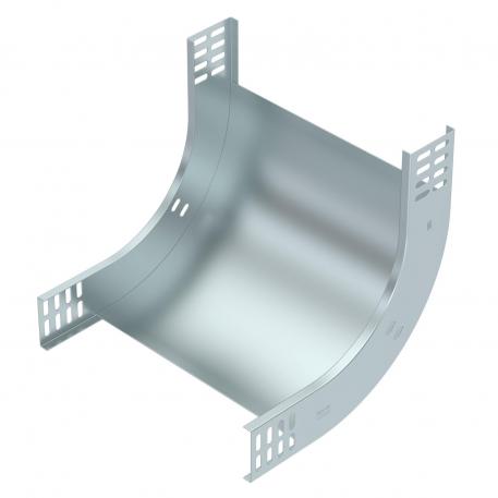 Curva vertical de 90°, ascendente 60 FS 300 | Acero | Galvanizado en banda | zinc