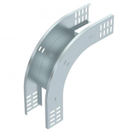 Curva vertical de 90°, descendente 60 FS 100 | Acero | Galvanizado en banda | zinc