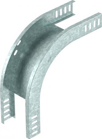Curva vertical de 90°, descendente 35 FT 100 | Acero | Galvanizado por inmersión en caliente | zinc
