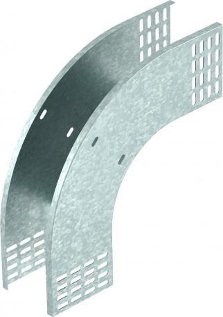 Curva vertical de 90°, descendente 110 FT 100 | Acero | Galvanizado por inmersión en caliente | zinc