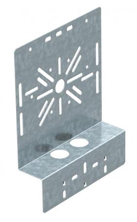 Placa de montaje para bandeja portacables, acodada ancha FS 200 | 240